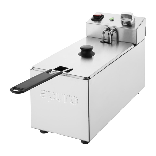 Apuro Single Tank Fryer - 3Ltr - 2kW