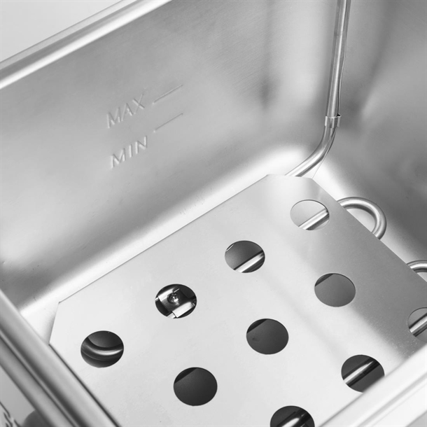 Apuro  Double Electric Fryer with Timer 2x5Ltr