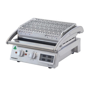 Roband 6 Slice Grill Station Smooth Plate with Electronic Timer GSA610SE