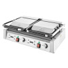 Apuro Double Contact Grill Flat Plates with Timer