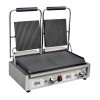 Apuro Double Contact Grill Ribbed Top Plates with Timer