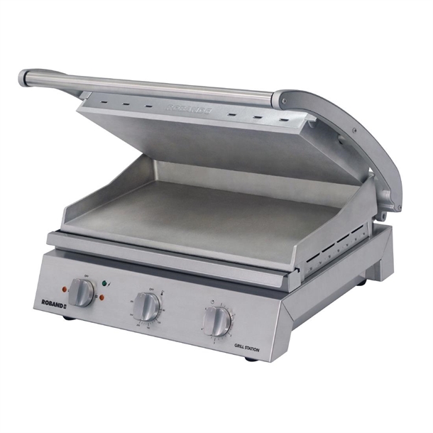 Roband 8 Slice Grill Station 2990w Smooth Plates GSA815S