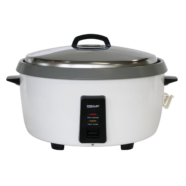 Robalec Rice Cooker - White - 7.2Ltr 2300watt
