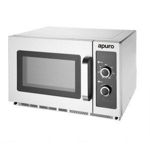 Apuro Heavy Duty Manual Commercial Microwave Oven 1800W 34Ltr