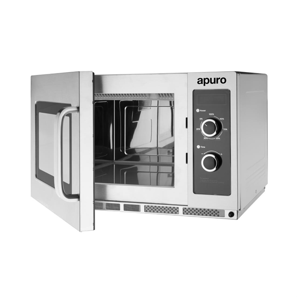Apuro Heavy Duty Manual Commercial Microwave Oven 1800W 34Ltr