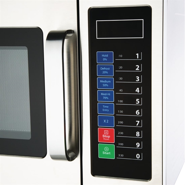 Apuro Medium Duty Programmable Commercial Microwave 1800W 34Ltr