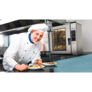 Hobart COMBI 10 x 2/1 GN or 20 x 1/1 GN tray Direct Injection electric combi oven HEJ102E