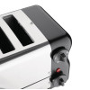 Rowlett Esprit 4 Slot Toaster Jet Black w/2x Additional Elements & Sandwich Cage