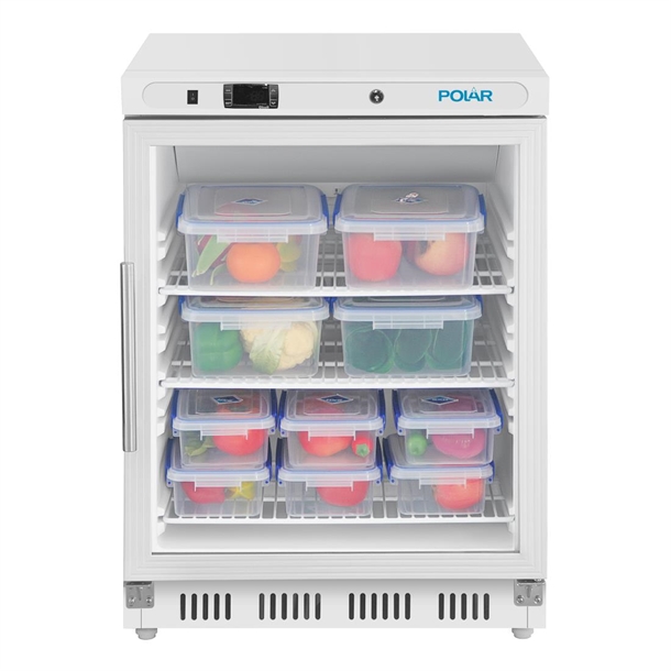 Polar C-Series Under Counter White Display Fridge - 150Ltr