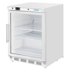 Polar C-Series Under Counter White Display Fridge - 150Ltr