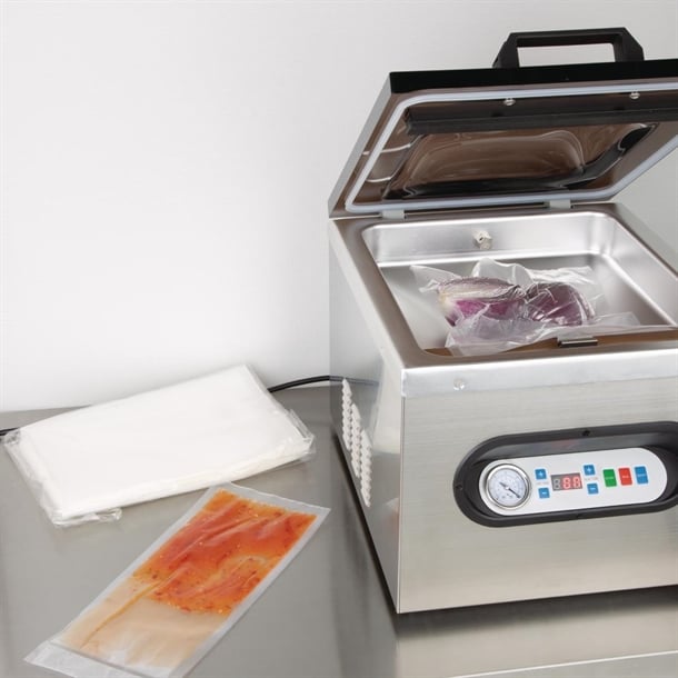 Vogue Embossed Vacuum Sealer Bags 200mm Width Various Sizes