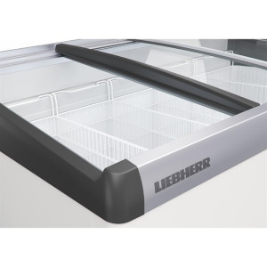 Liebherr Curved Glass Lid Chest Freezer with 7 Baskets 499Ltr