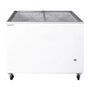 Bromic CF0300FTFG-NR Display Chest Freezer - Flat Glass Top - 296Ltr