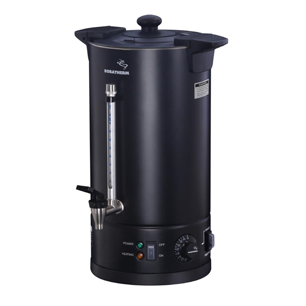 Robatherm Hot Water Urn Black 10Ltr