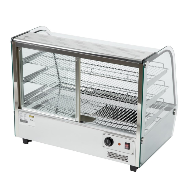 Apuro Countertop Heated Food Display 868mm Width