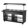 Apuro Heated Buffet Bar Black