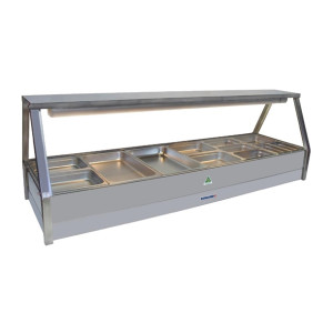 Roband Hot Food Display Bar E26RD Fits - 12x1/2 65mm or 6x 1/1 65mm Pans