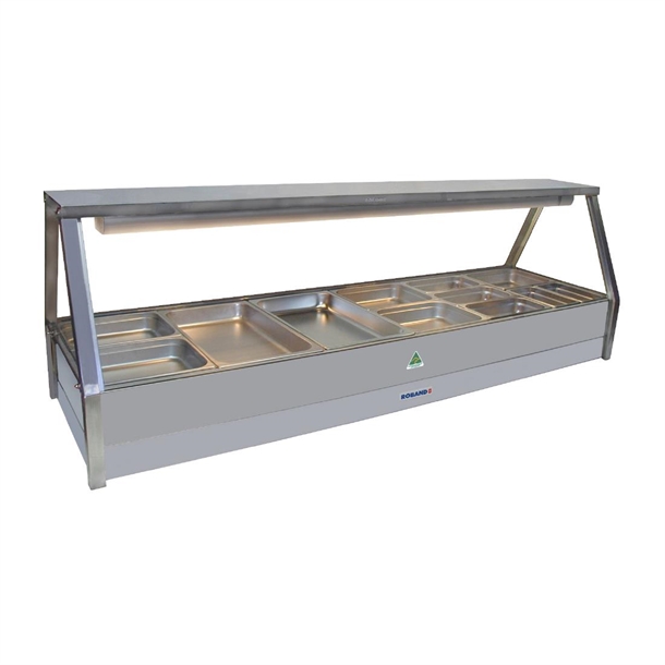 Roband Hot Food Display Bar E26RD Fits - 12x1/2 65mm or 6x 1/1 65mm Pans