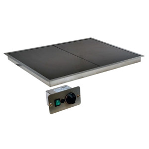 Versigen In-Counter Versitop ceramic glass food warmer - 2 1/1GN