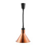Apuro Conical Retractable Heat Shade Copper Finish