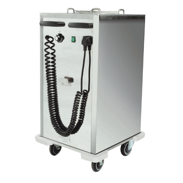 Versigen Mobile fan-heated plate dispenser - Single Tube