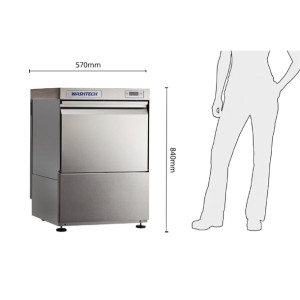 Washtech by Moffat Under Bench Dishwasher UD