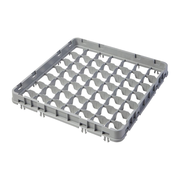 Cambro Camrack 49 Compartment Glassrack Extender - Grey - 41mm