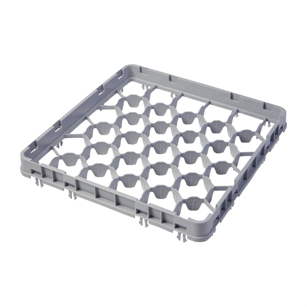 Cambro Camrack 30 Compartment Glassrack Extender - Grey - 41mm
