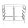 3Monkeez Freestanding Glass Rack - Add On Bay. 304 Grade S/S