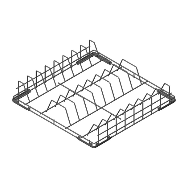 SMEG 500x500x100mm 18 Plate Self Service Tray Basket