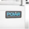 Polar C-Series Energy Efficient Curved Door Display Fridge White 86Ltr