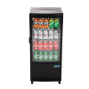Polar C-Series Energy Efficient Curved Door Display Fridge Black 86Ltr