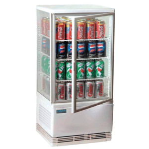 Polar C-Series Energy Efficient Display Fridge 68Ltr White