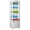 Polar C-Series Energy Efficient Curved Door Display Fridge White 235Ltr