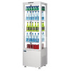 Polar C-Series Energy Efficient Curved Door Display Fridge White 235Ltr