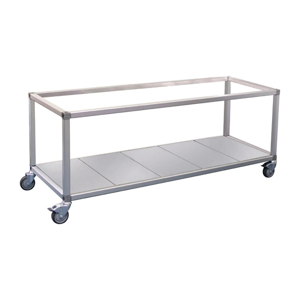 Roband Trolley ET25 to suit 2 row by 5 pan Foodbar/Bain Marie