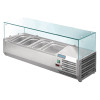 Polar G-Series Countertop Prep Fridge 3x 1/3GN & 1x 1/2GN