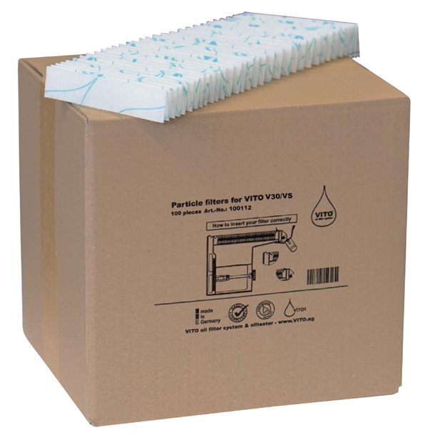 VITO Oil Filter Papers for VITO 30 (100 Pack)