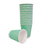 Fiesta Recyclable Hot Cup Ripple Wall Aqua 225ml (500 Pack)