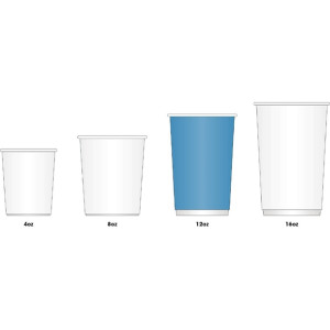 Fiesta Recyclable Hot Cup Single Wall Kraft 340ml (1000 Pack)