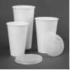 Fiesta Recyclable Cold Cup Single Wall White 340ml (1000 Pack)