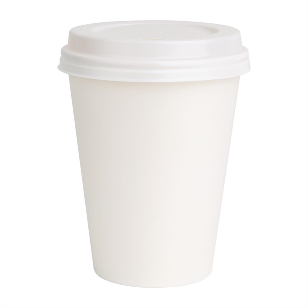 Fiesta Paper Coffee Cups 340ml 12oz White
