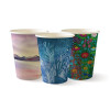 BioPak Art Series Hot BioCups Single Wall 350ml / 12oz (1000 Pack)