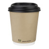 Fiesta Compostable Hot Cup Double Wall Kind Kraft 225ml (25 Pack)