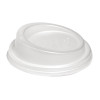 BioPak PLA Lids for BioPak BioCups 80mm White (1000 Pack)