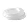 BioPak PLA Lids for BioPak BioCups 4oz 62mm White (1000 Pack)