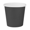 Fiesta Recyclable Hot Cup Single Wall Black 6oz 170ml