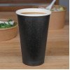 Fiesta Takeaway Coffee Cups Single Wall Black 450ml / 16oz