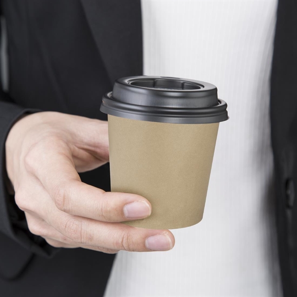Fiesta Compostable Hot Cups Single Wall Kraft 170ml (1000 Pack)