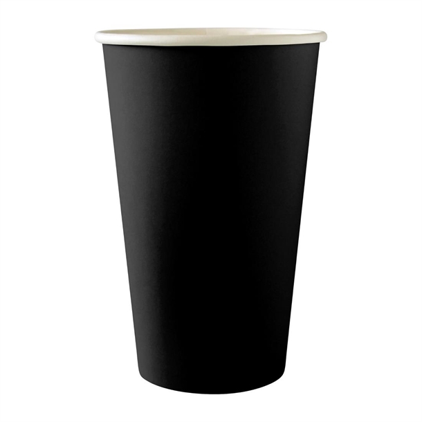 BioPak BioCup Single Wall Black - 510ml 90mm (Pack 1000)